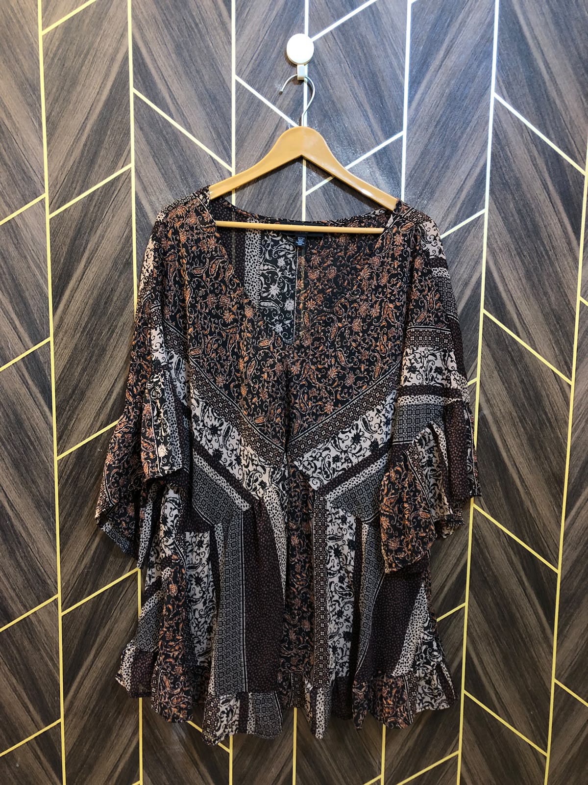 Women Long Shirt Chiffon 4XL | Chest 26 | Length 33