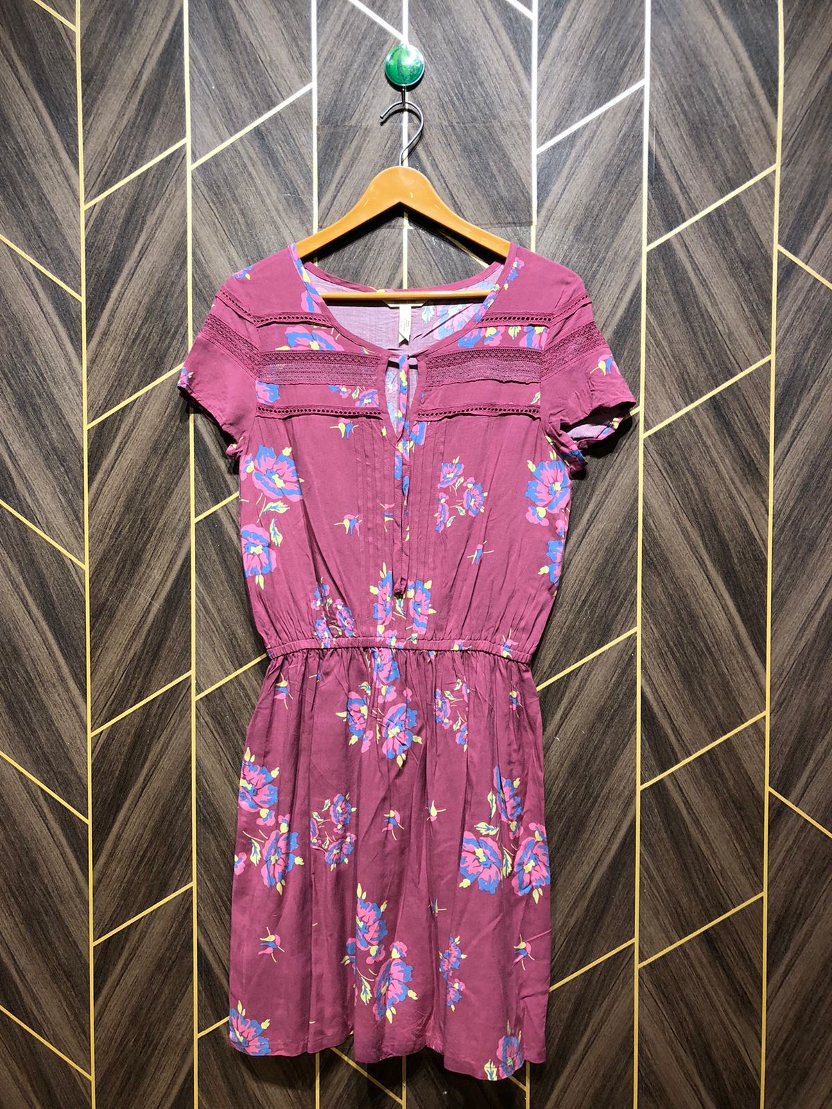 Mini Dress Linen Medium Size Chest 19 Length 38