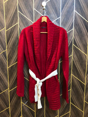 Women Wool Cardigan Sweater Small | Size | Chest 18 | Length 31