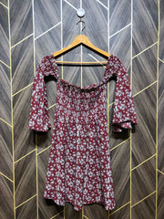 Mini Dress Chiffon X Small Size Chest 15 Length 27