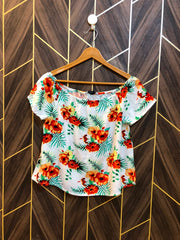 Trendy Linen CropTop Size Small