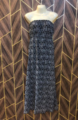 Western tube dress  Chiffon Large | Size | Chest 20 | Length 49