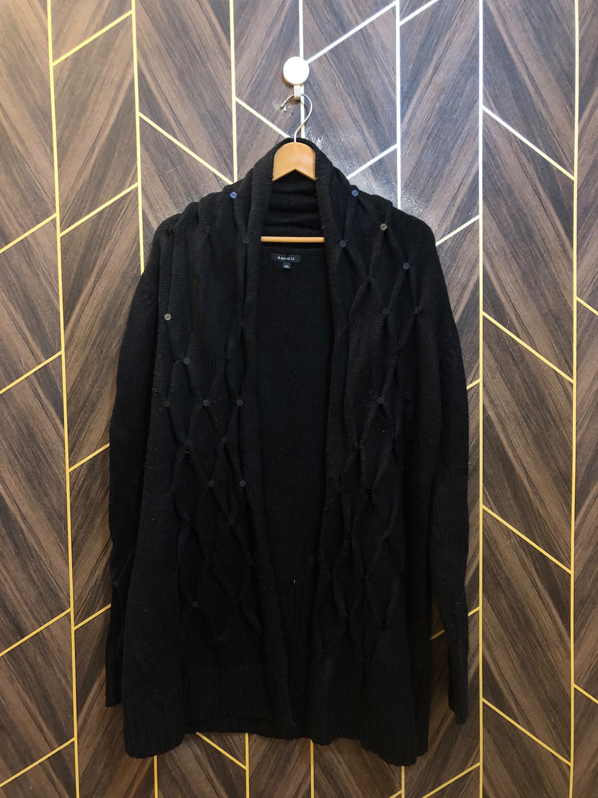 Women Wool Cardigan Sweater Large | Size | Chest 20 | Length 33