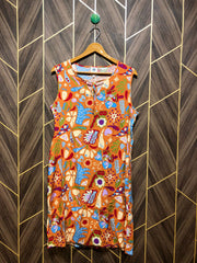 Mini Dress Linen Medium Size Chest 21 Length 37