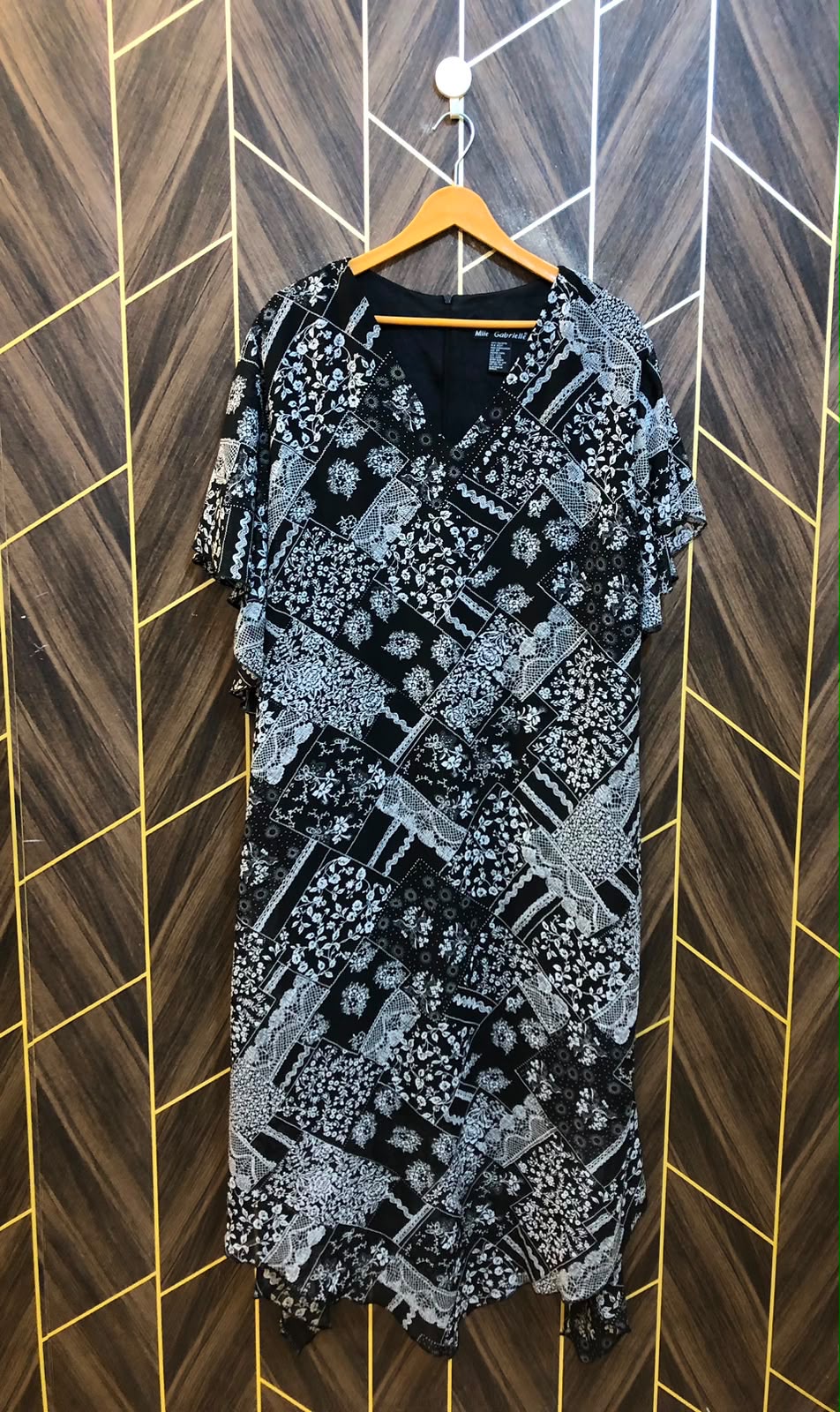 Western Long Maxi Chiffon X Large | Size | Chest 22 | Length 50