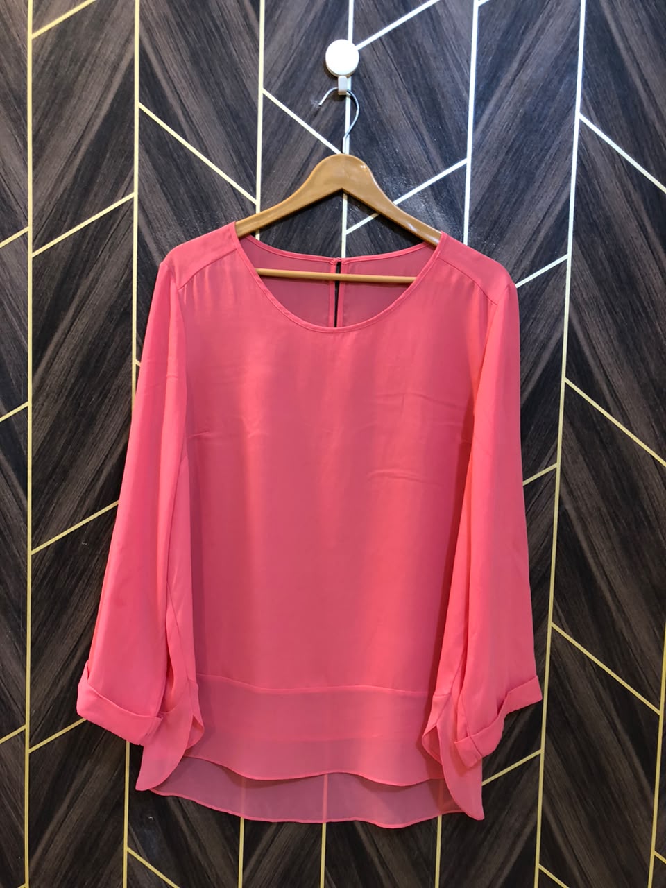Western Top Chiffon – 1XL Size (Chest: 23, Length: 29 )