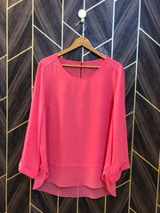 Western Top Chiffon – 1XL Size (Chest: 23, Length: 29 )