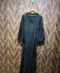 Western Long Maxi Silk –X  Small Size (Chest: 17, Length: 58 )