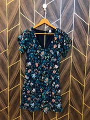 Mini Dress Chiffon Small Size Chest 18 Length 35