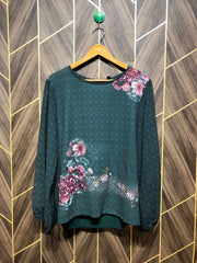 Western Top Chiffon  jersey  – X-Large Size (Chest: 21, Length: 26 )