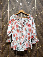 Western Top Chiffon – X-Small Size (Chest: 17, Length: 27 )