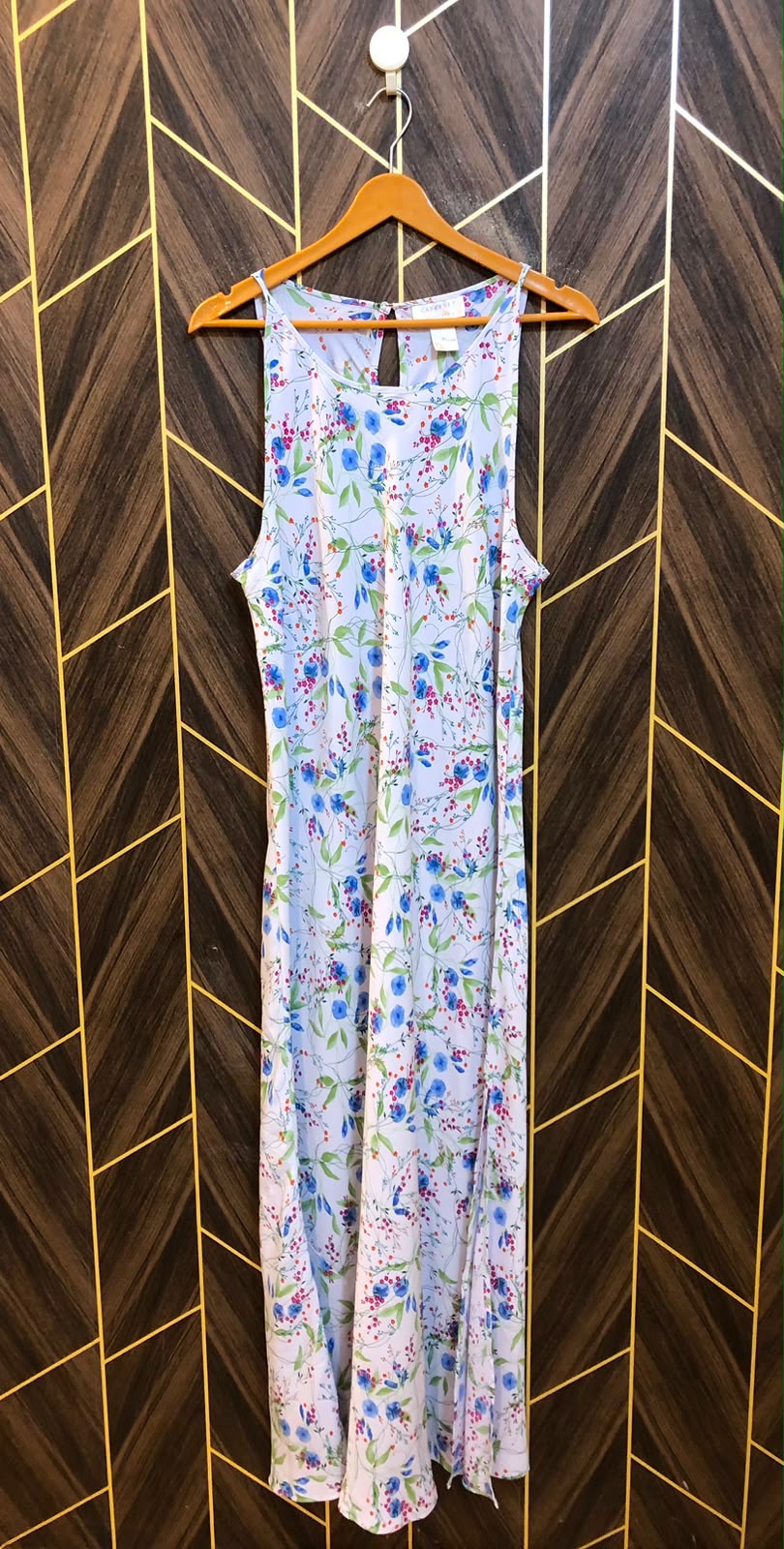 Western Long Maxi Silk Large | Size | Chest 20 | Length 58