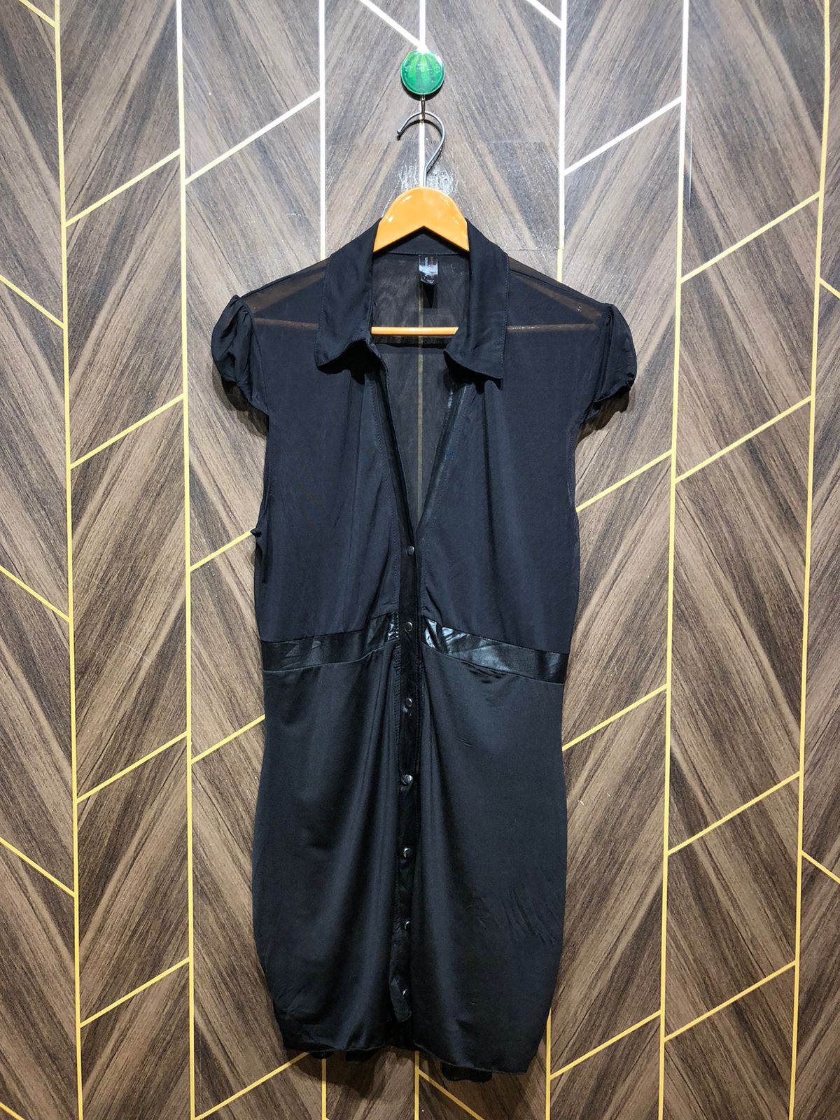 Mini Dress Jersey Net Medium Size Chest 19 Length 35