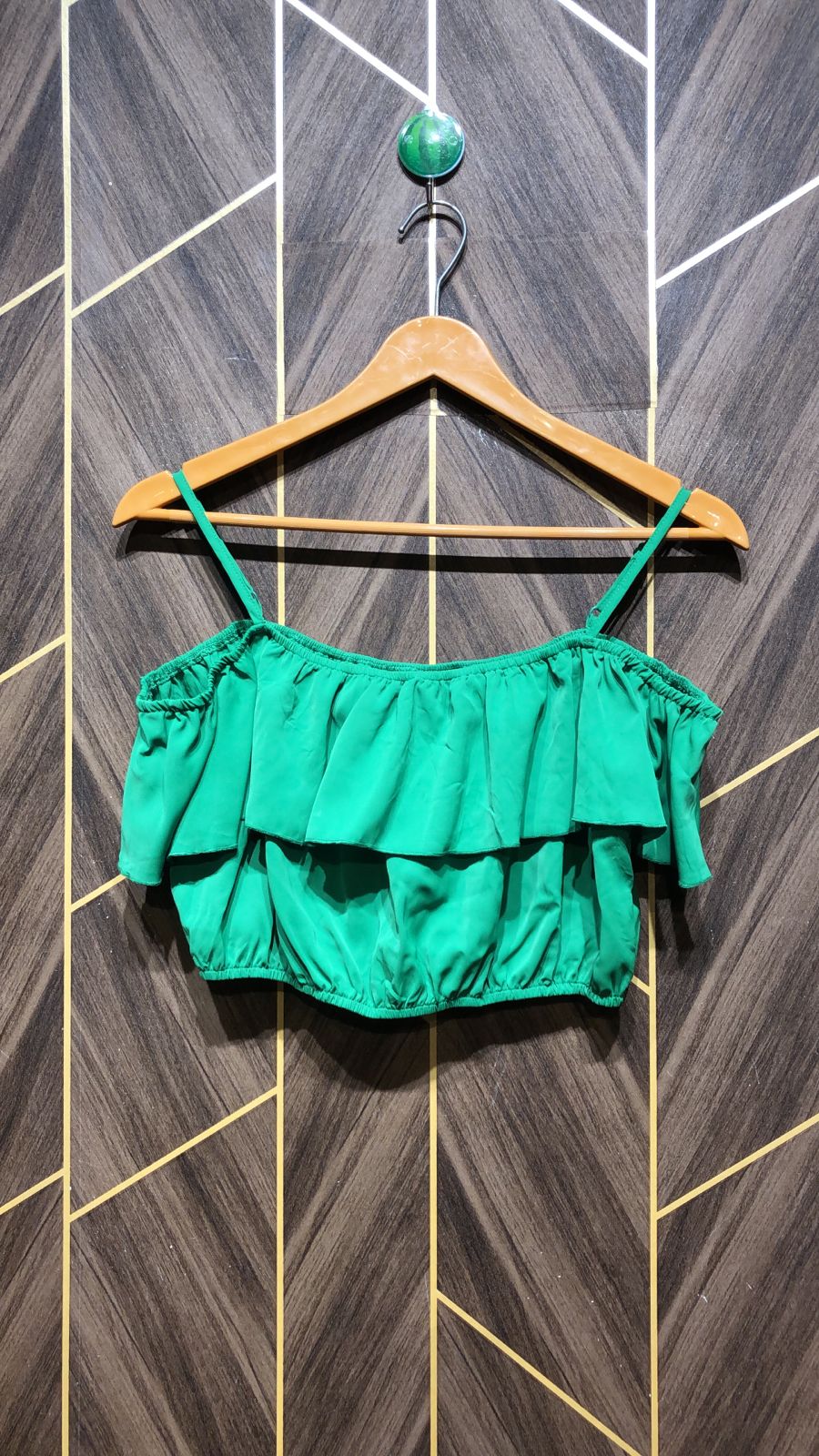 Trendy Silk CropTop Size Small