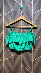 Trendy Silk CropTop Size Small