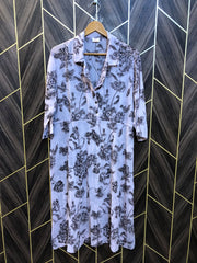 Western Long Maxi Chiffon See Through X Large | Size | Chest 22 | Length 44