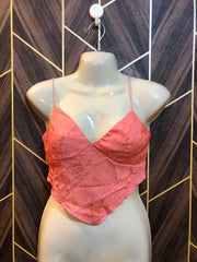 Trendy Silk CropTop Size X Small