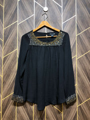 Western Top Chiffon – Small Size (Chest: 18, Length: 27  )
