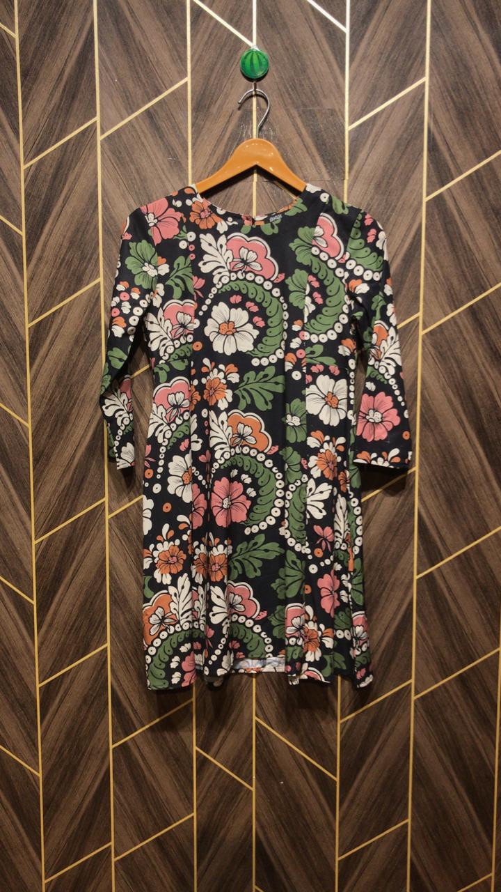 Western Top for 12 years old  Chiffon – X Small Size (Chest: 16 , Length: 23 )