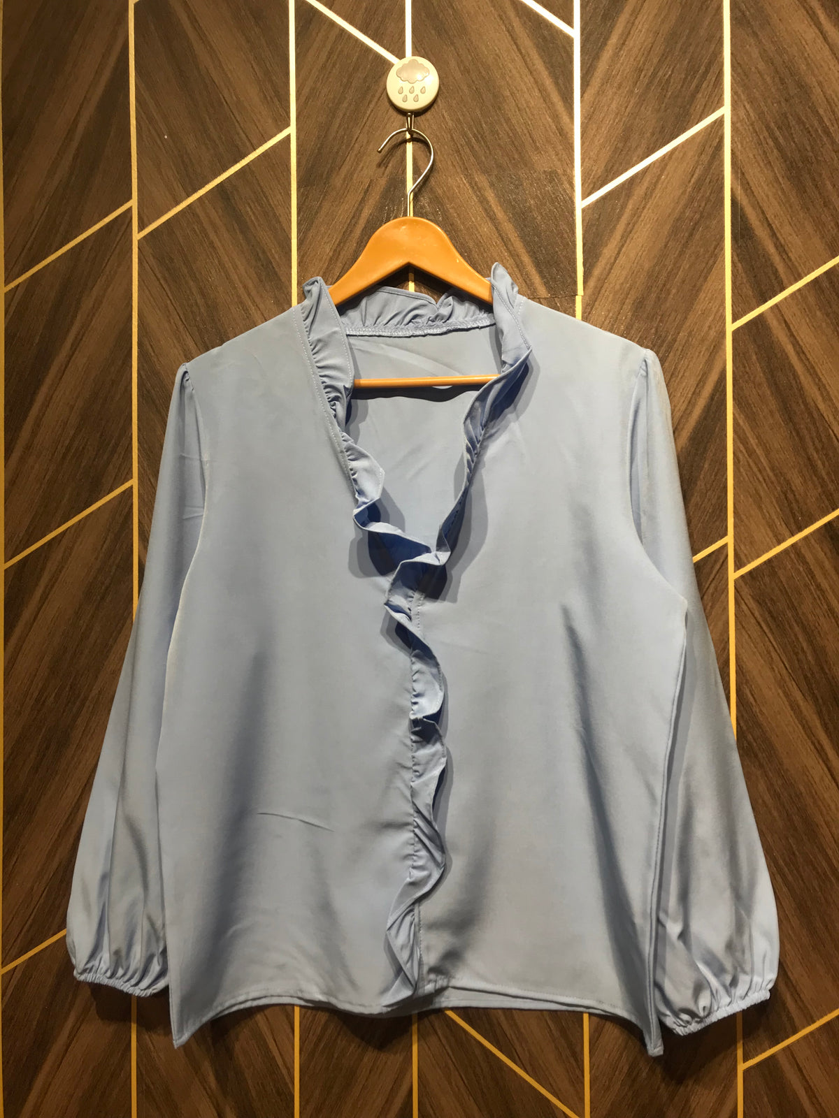 Western Top Medium Chest 19 Length 27 Chiffon