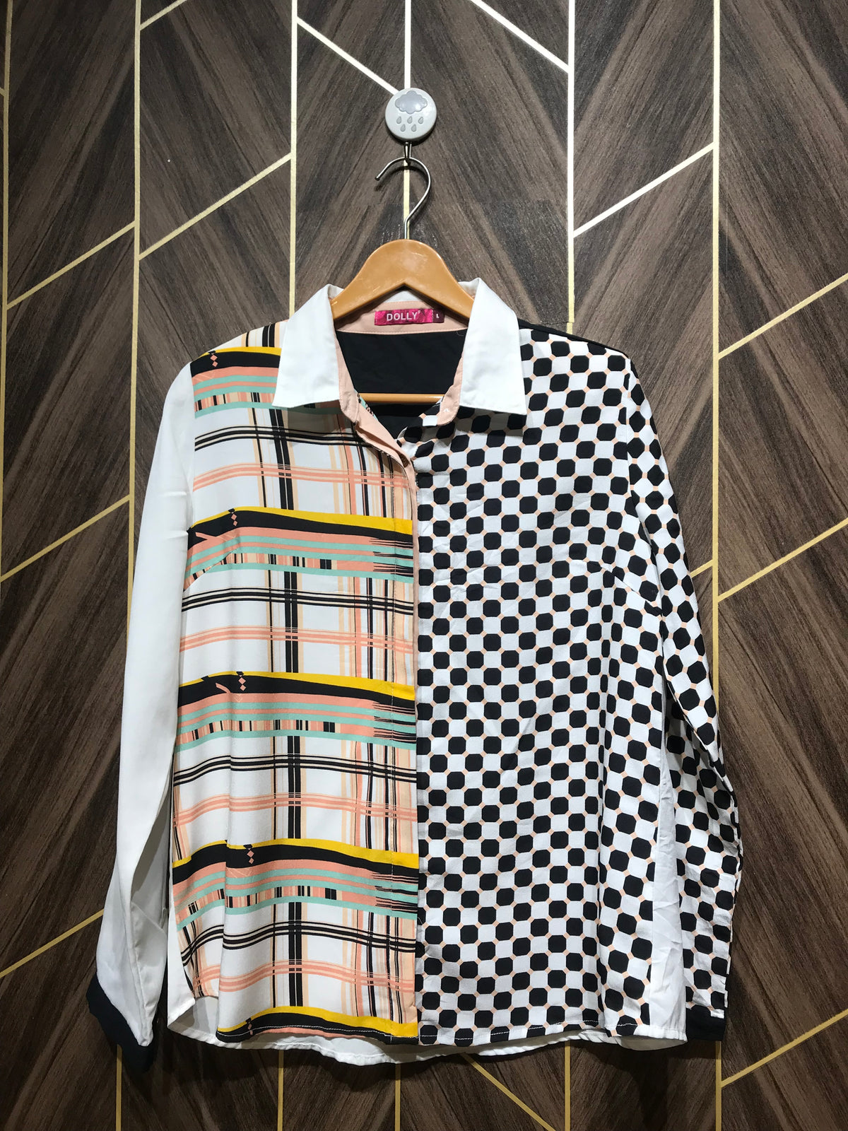 Western Top Medium Chest 19 Length 27 Chiffon