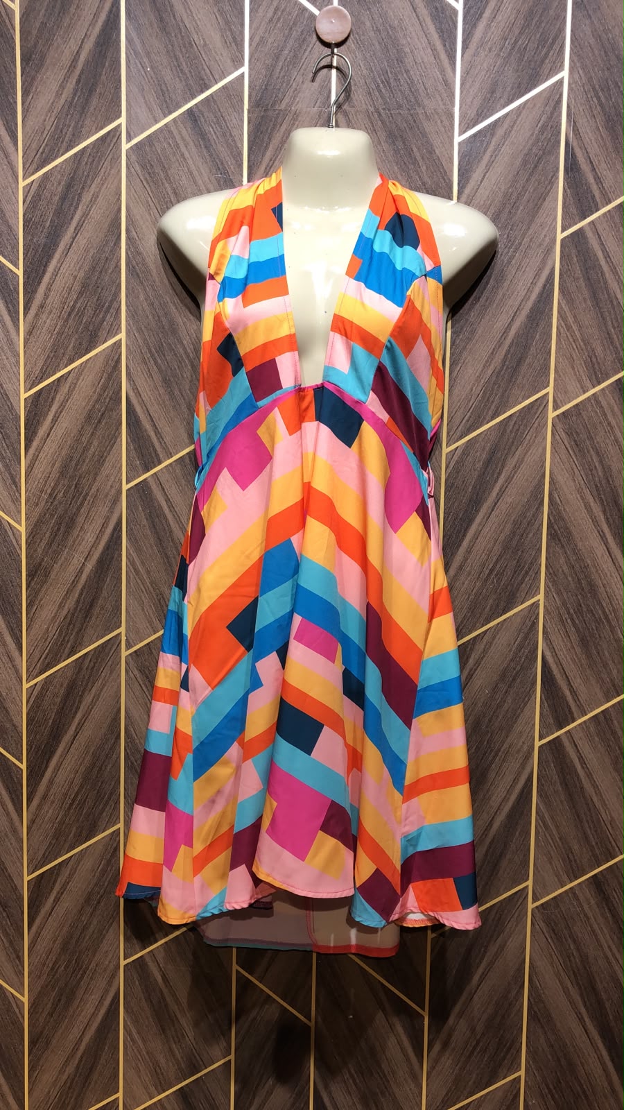 mini dress silk  size chest 20 length 40