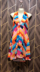 mini dress silk  size chest 20 length 40