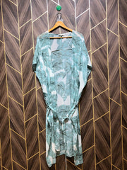 Western Long Maxi Chiffon See Through shrug  Xx  Large | Size | Length 47
