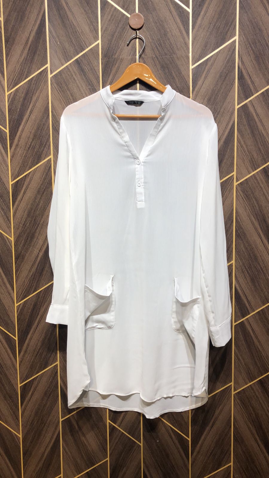 Western Top Chiffon (See Through) – X-Large Size (Chest: 21, Length: 37 )