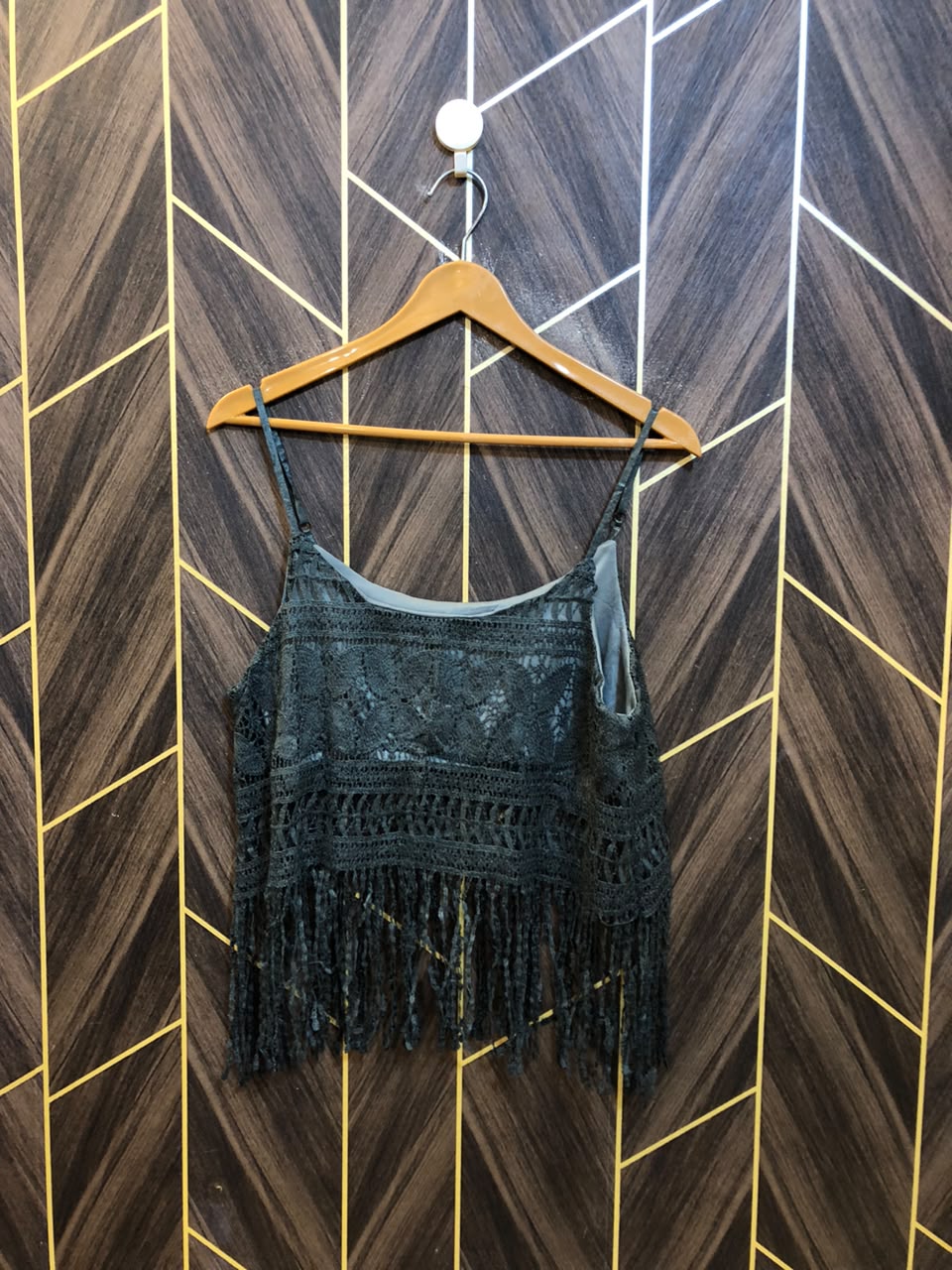 Trendy  Net Jersey CropTop Size Medium