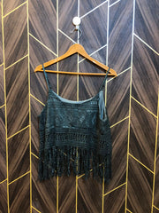 Trendy  Net Jersey CropTop Size Medium