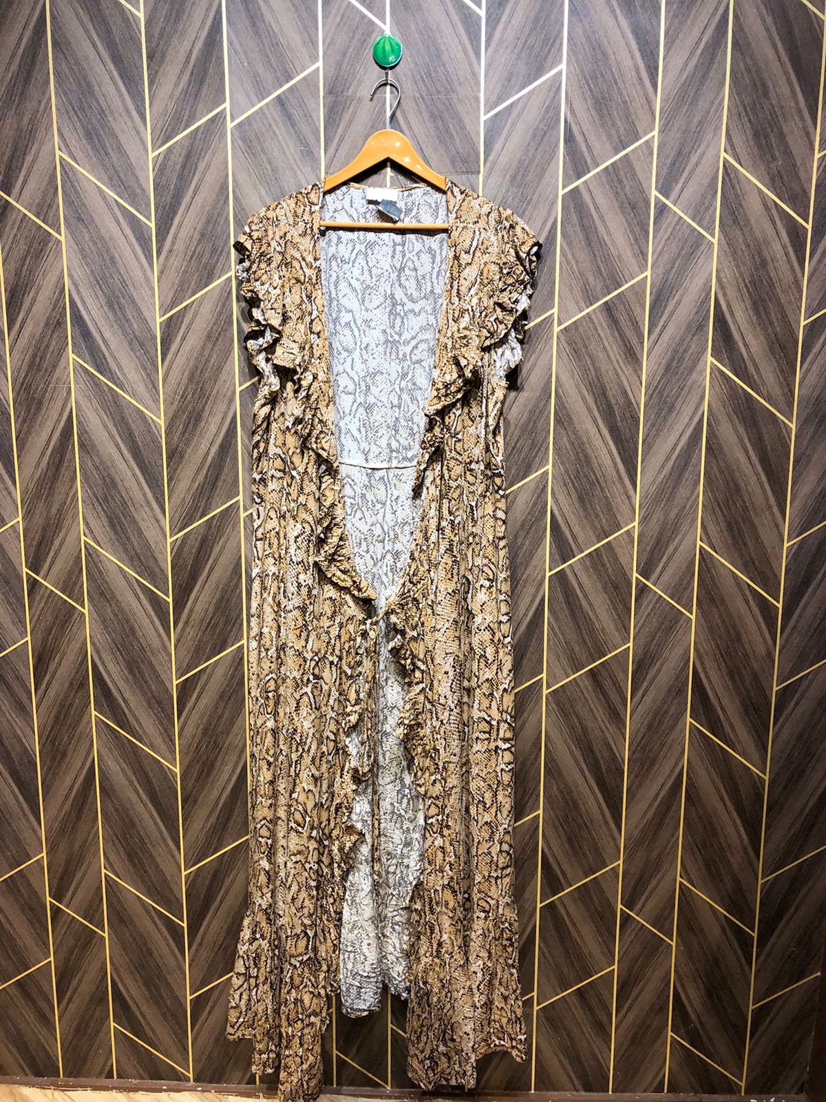 Western Long Maxi Linen  shrug X Large | Size | Chest 25 | Length 62