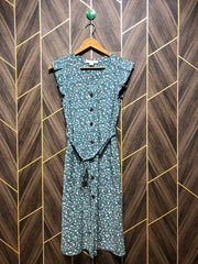 Mini Dress Chiffon X Small Size Chest 17 Length 39