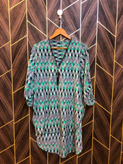 Western Top Chiffon – Medium Size (Chest: 19, Length: 37 )