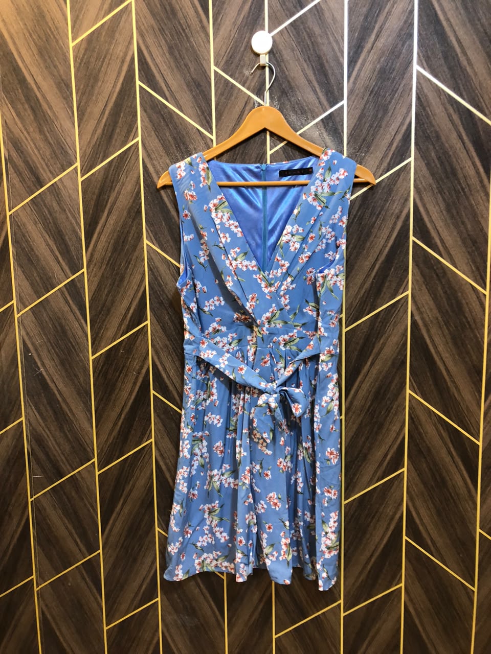 Mini Dress Chiffon Medium Size Chest 19 Length 35