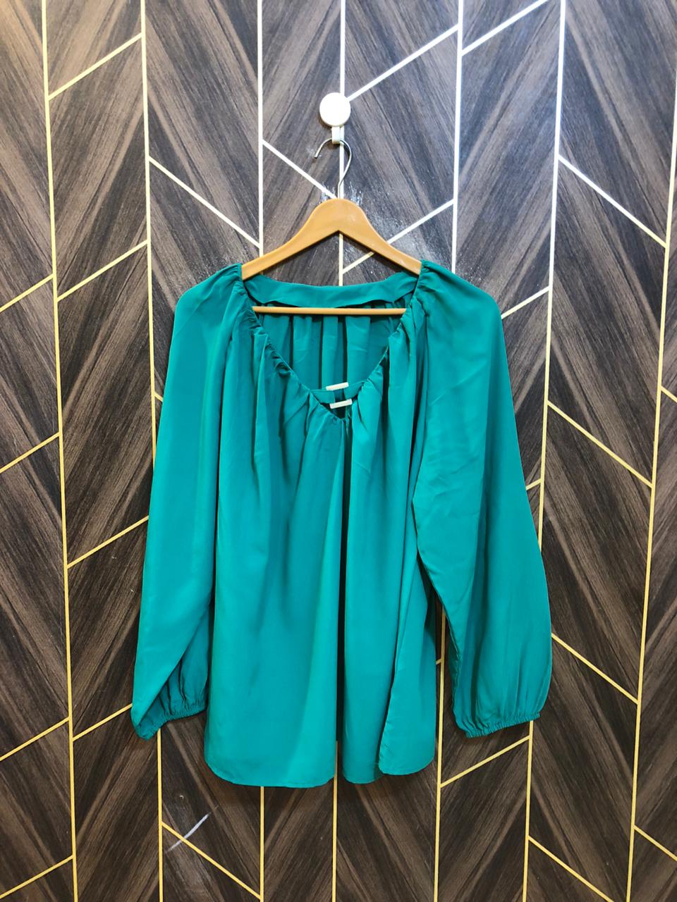 Western Top Chiffon – 1XL Size (Chest: 23, Length: 27 )
