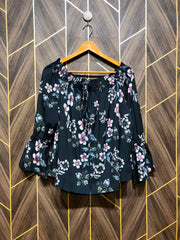 Western Top Chiffon – Large Size (Chest: 20, Length: 24 )