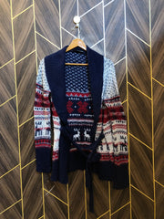 Women Wool Cardigan Sweater Small | Size | Chest 18 | Length 22