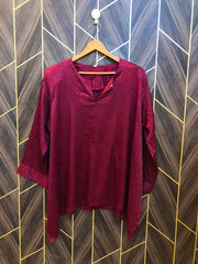 Women Silk Cord Set Baggy  | Shirt Chest 20 | Shirt Length 36 | Skirt Waist 32  | Skirt Length 41