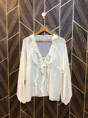 Western Top Silk (See Through) – Large Size (Chest: 20, Length: 26 )