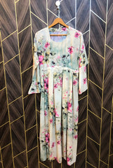 Western Long Maxi Chiffon Medium | Size | Chest 19 | Length 53