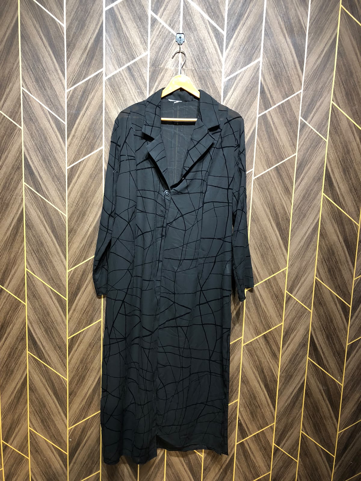 Western Long Maxi Chiffon Large | Size | Chest 21 | Length 52