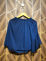 Western Top Chiffon (See Through) – Small Size (Chest: 18, Length: 21 )