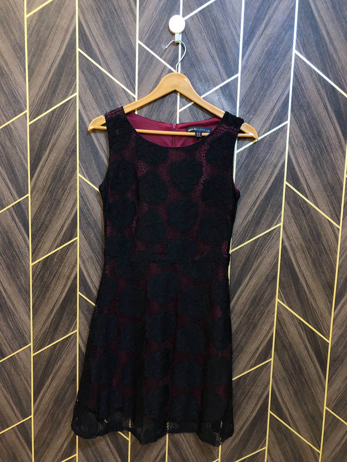 Mini Dress Net Jersey Small Size Chest 18 Length 35