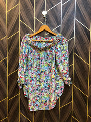 Western Top Chiffon – Large Size (Chest: 21, Length: 30 )