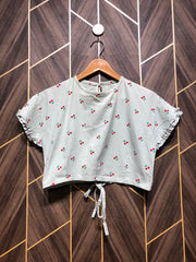 Trendy Cotton CropTop Size Small