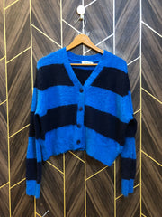 Women Crop Sweater Large | Size | Chest 20 | Length 21 BAGGY
