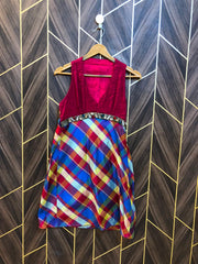 Mini Dress Silk Small Size Chest 18 Length 35