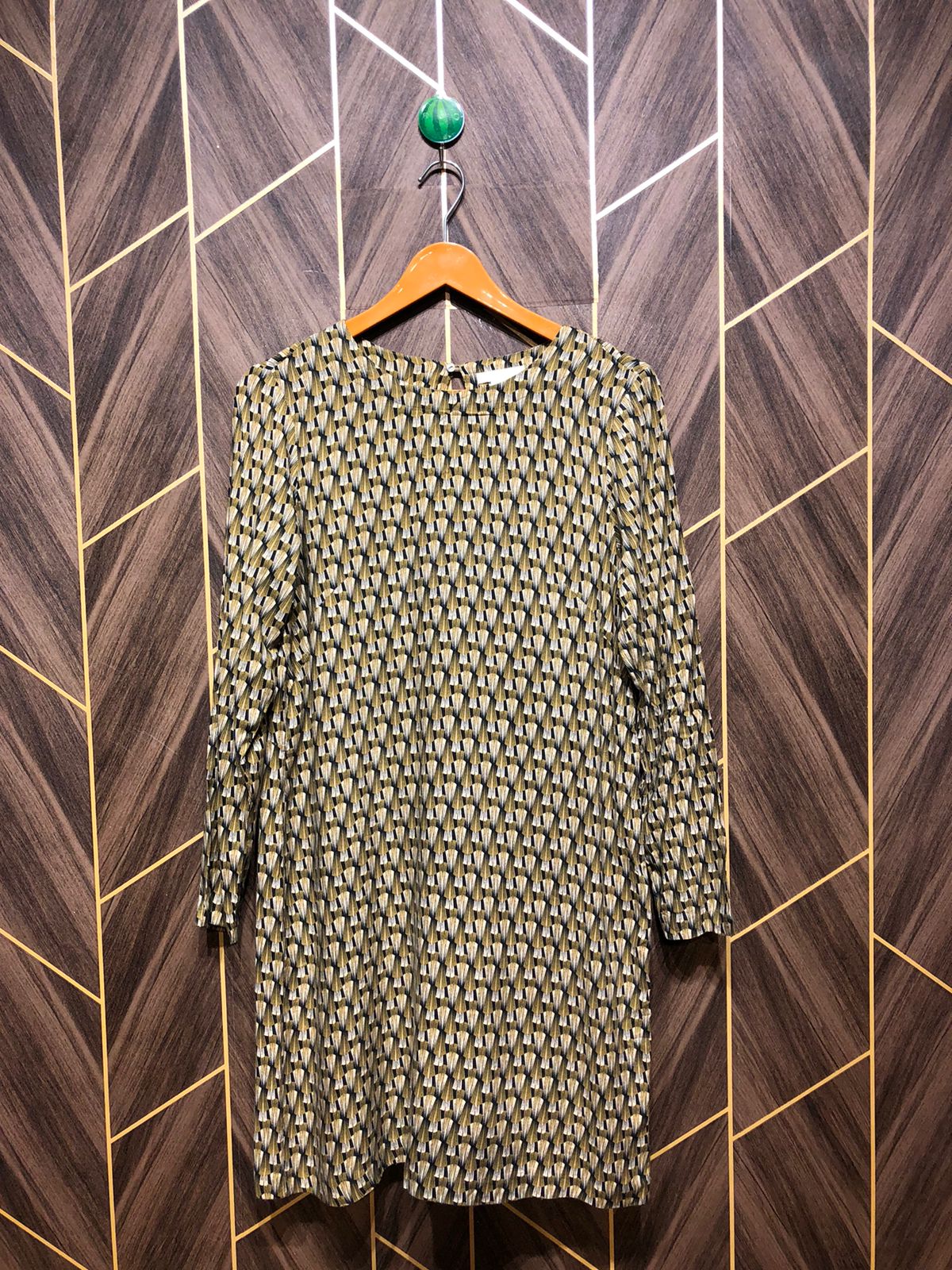 Women Long Shirt Linen Medium | Chest 19 | Length 35