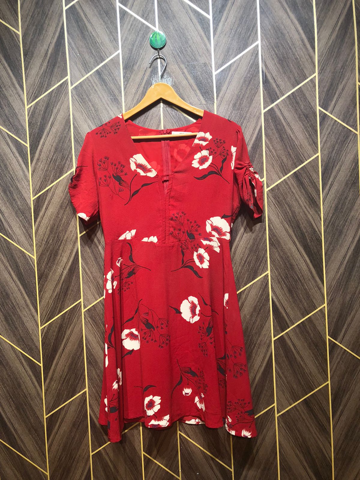 Mini Dress Chiffon Large Size Chest 20 Length 35